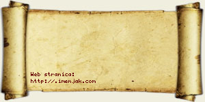 Jagoda Zafirović vizit kartica